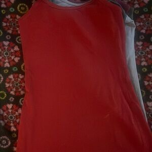 Red Sleeveless Top